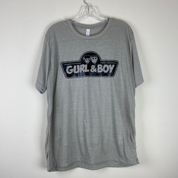 Gurl & Boi Brand “Typo Boy” Vinyl Unisex Tee - Picture 1 of 3
